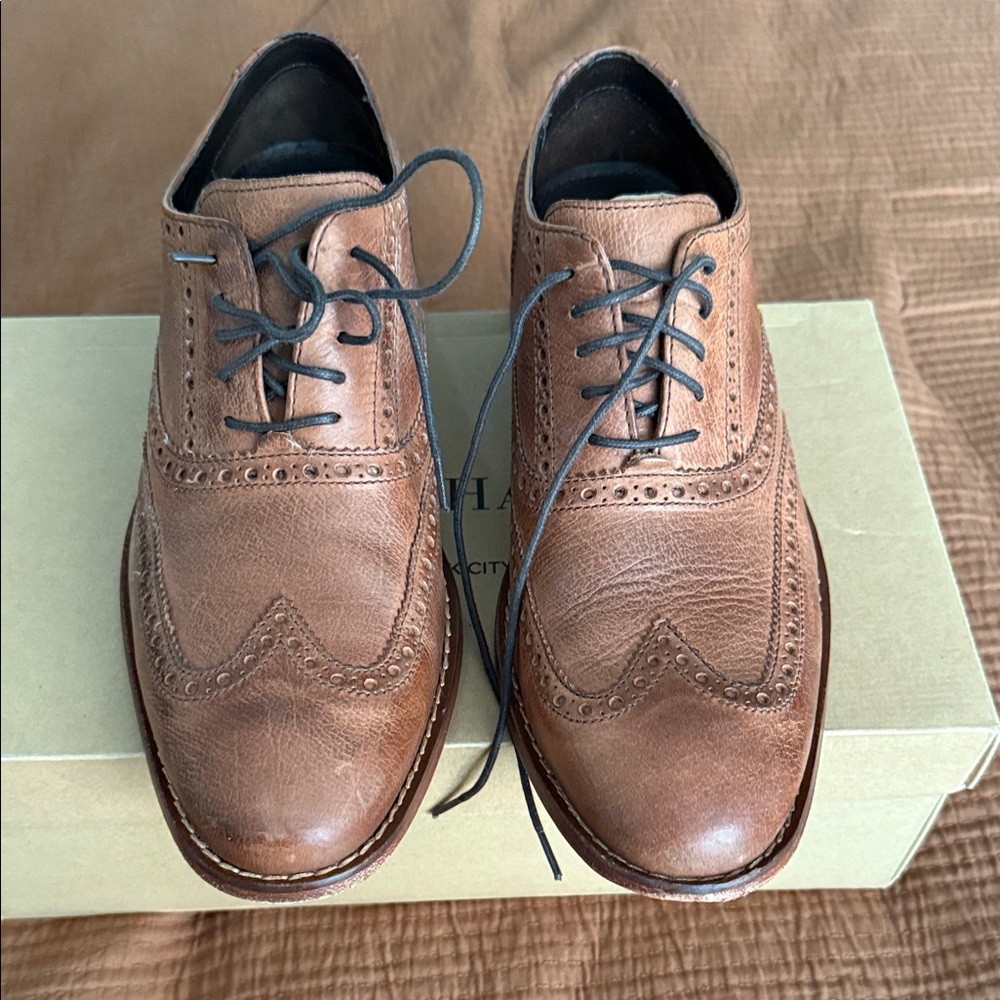 Cole Haan Tan Leather Men's Oxfords